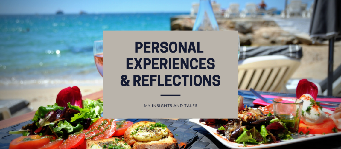 Personal Experiences Reflections Banner